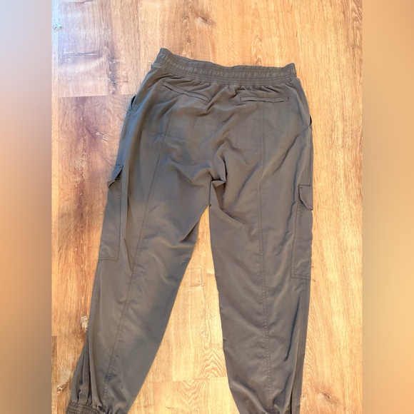 Athleta Taupe Cargo Jogger Pants - Picture 4 of 5